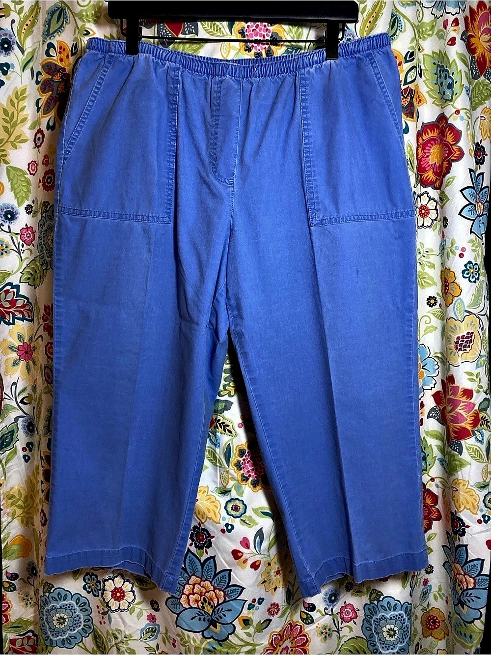 Vintage L.L.Bean Classic Fit Pants in Blue Size Large Petite LP